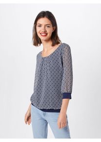 ABOUT YOU, Damen Bluse 'Fatma', Navy / Weiß