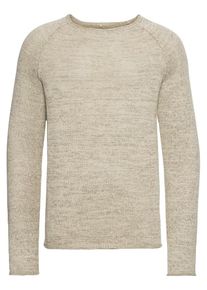 Blend, Herren Pullover im Slim Fit, Creme