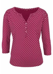 Lascana, Damen Shirt, Himbeer