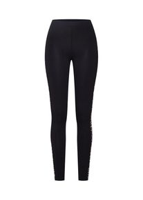 Only, Damen Hose 'ANIMALPANEL LEGGING JRS BOX', Schwarz