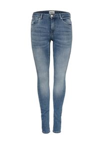 Only, Damen Maya Reg Skinny Fit Jeans, Blau