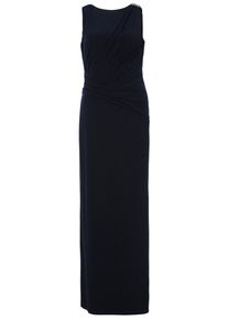 Apart, Damen Jerseykleid Rundhals, Dunkelblau