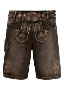 Almgwand, Herren Trachtenbermuda, Braun