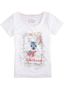 Stockerpoint, Damen Shirt 'Wilde Schönheit', Weiß