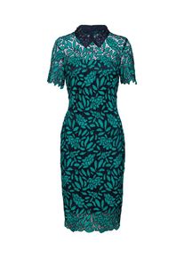 Laurèl LAUREL, Damen Kleid '12012', Jade / Schwarz