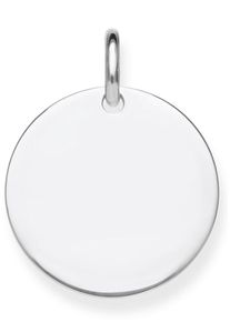 Thomas Sabo, Damen Kettenanhänger 'Coin, LBPE0016-001-12', Silber