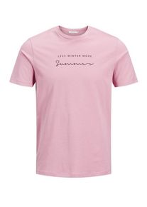 Jack & Jones JACK & JONES, Herren T-Shirt, Rosa