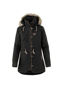 PICTURE Organic Clothing, Damen Parka 'KATNISS', Greige / Schwarz