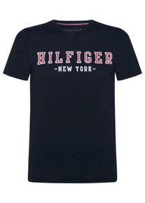 Tommy Hilfiger, Herren T-Shirt 'WCC', Nachtblau / Rot / Wei&szlig;