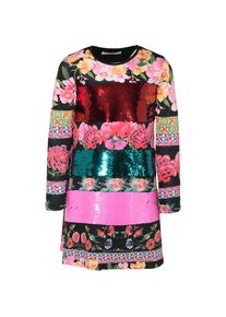 Desigual, Mädchen Kleid, Mischfarben / Schwarz
