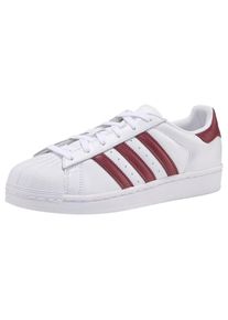 adidas originals, Damen Sneaker 'Superstar', Bordeaux / Weiß