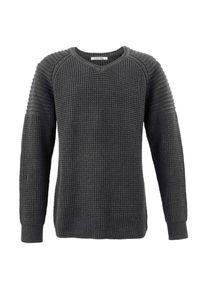 Trueprodigy, Herren Pullover 'Anthony', Dunkelgrau