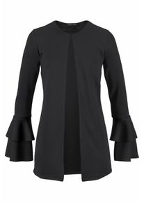 Melrose, Damen Shirtjacke, Schwarz