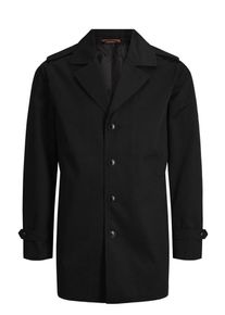 Jack & Jones JACK & JONES, Herren Zeitloser Trenchcoat, Schwarz