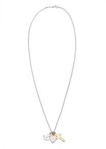 Elli, Damen Halskette Anker, Herz, Kreuz, Multipendants, Gold / Rosa / Silber