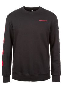 Converse, Herren Sweatshirt 'Star Chevron', Rot / Schwarz / Weiß