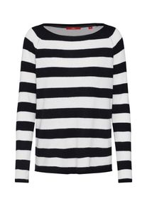 s.Oliver RED LABEL, Damen Pullover, Schwarz / Wei&szlig;