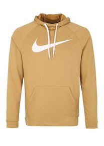 Nike, Herren Hoodie 'DRY', Gelb / Wei&szlig;