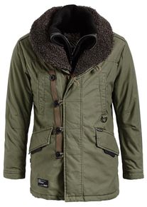 Khujo, Herren Jacke 'PHILO WITH INNER JACKET', Oliv
