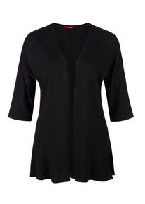 s.Oliver RED LABEL, Damen Strickjacke, Schwarz