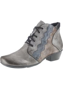 Rieker, Damen Schnürstiefeletten, Chamois / Taubenblau / Dunkelgrau