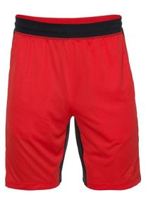 adidas Performance, Herren Shorts '4K Sport Level A 3 Stripes 9', Rot / Schwarz