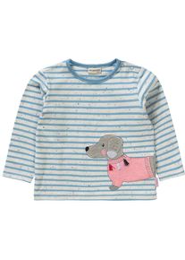 SALT & PEPPER SALT AND PEPPER, M&auml;dchen Langarmshirt, Hellblau / Wei&szlig;