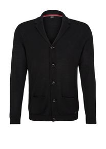 s.Oliver BLACK LABEL, Herren Strickjacke, Schwarz