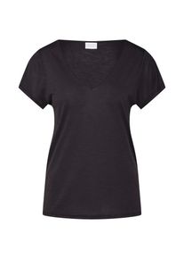 Vila, Damen Shirt 'VINOEL S/S', Schwarz