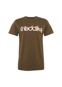 Iriedaily, Herren T-Shirt 'No Matter 4', Oliv / Rosa