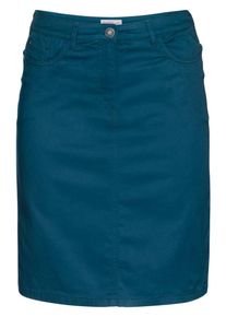 sheego Casual, Damen Rock, Petrol