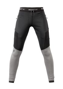 MOROTAI, Damen Sporthose 'Performance', Graumeliert / Schwarz
