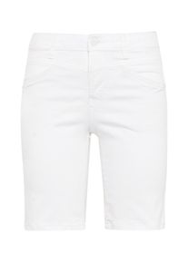Tom Tailor, Damen Bermuda Shorts 'Alexa ', Wei&szlig;