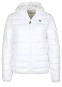 North Sails, Damen Steppjacke North Super Light Hooded, Weiß