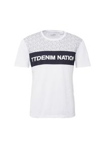 Tom Tailor Denim, Herren Shirt, Weiß