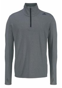adidas Performance, Herren Laufshirt 'SUPERNOVA 1/2 ZIP MEN', Grau