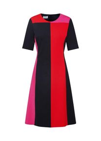 RENÉ LEZARD, Damen Kleid 'E010S', Pink / Rot / Schwarz