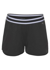 Puma, Damen Trainings-Shorts 'A.C.E.', Hellgrau / Schwarz