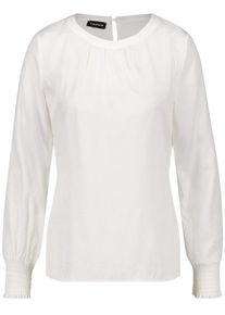 Taifun, Damen Bluse, Wollweiß