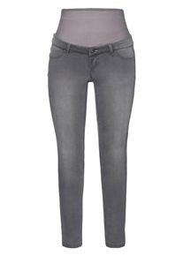 sheego Denim, Damen Denim Schlupfjeans, Grau