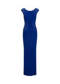 Lipsy, Damen Kleid 'WS RCHD PLMT MAXI JD', Royalblau