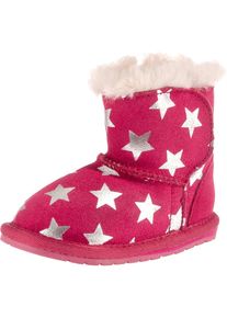 Emu AUSTRALIA, M&auml;dchen Winterstiefel 'TODDLE STARRY NIGHT', Pink / Silber