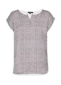 More & More MORE & MORE, Damen Tunika T-Shirt, Grau / Weiß