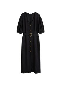 Mango, Damen Kleid 'Lauren-A', Schwarz