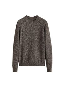 Mango Man, Herren Pullover 'Stronger', Anthrazit / Graumeliert