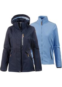 Icepeak, Damen Doppeljacke 'Tala', Navy / Royalblau