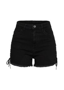 Urban Classics, Damen Shorts, Black Denim