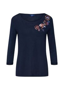 Tom Tailor, Damen Shirt, Hellbeige / Navy / Himmelblau / Dunkelorange / Neonpink / Weinrot / Weiß