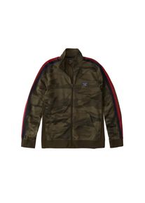 Abercrombie & Fitch Abercrombie & Fitch, Herren Sweatjacke 'VARSITY', Oliv