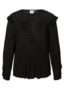 JUNAROSE, Damen Bluse, Schwarz